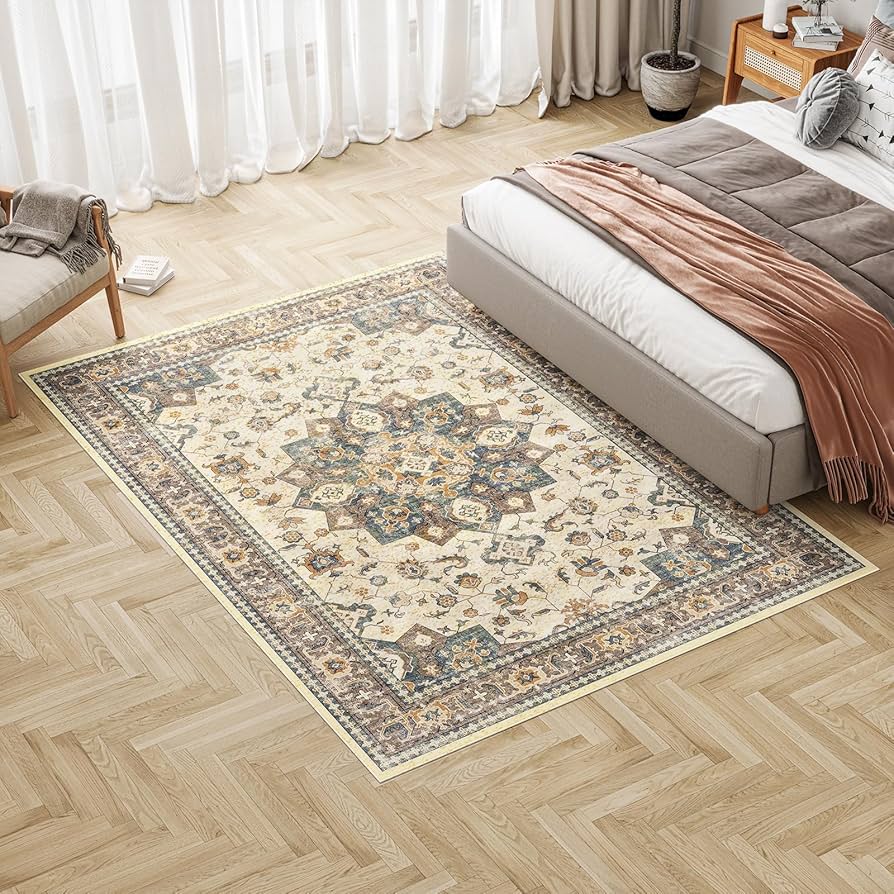 ACME FARNITURE MONTECITO RUG ラグ　140×200 Frenshe Interiors x Rugs USA Montceito Tiled Wool Area Rug